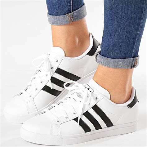 adidas coast star dames wit zwart|adidas Originals Women's Coast Star Sneaker .